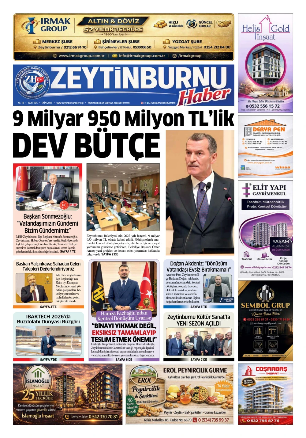 Zeytinburnu Haber Gazetesi 205. Sayı