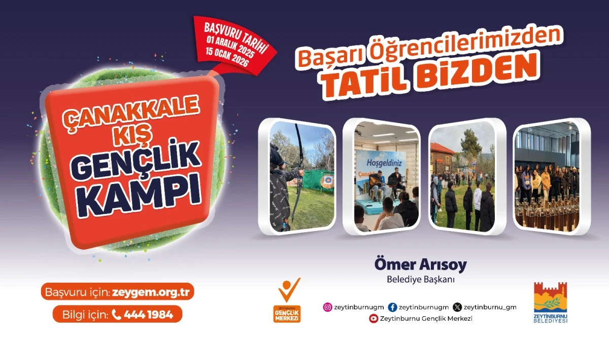 2026 &Ccedil;anakkale Doğa Ve Tarih Kış Gen&ccedil;lik Kampı Başvuruları Başladı