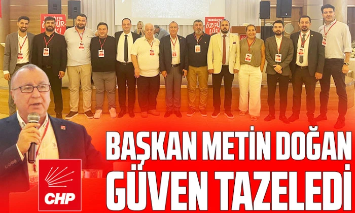 Başkan Metin Doğan G&uuml;ven Tazeledi
