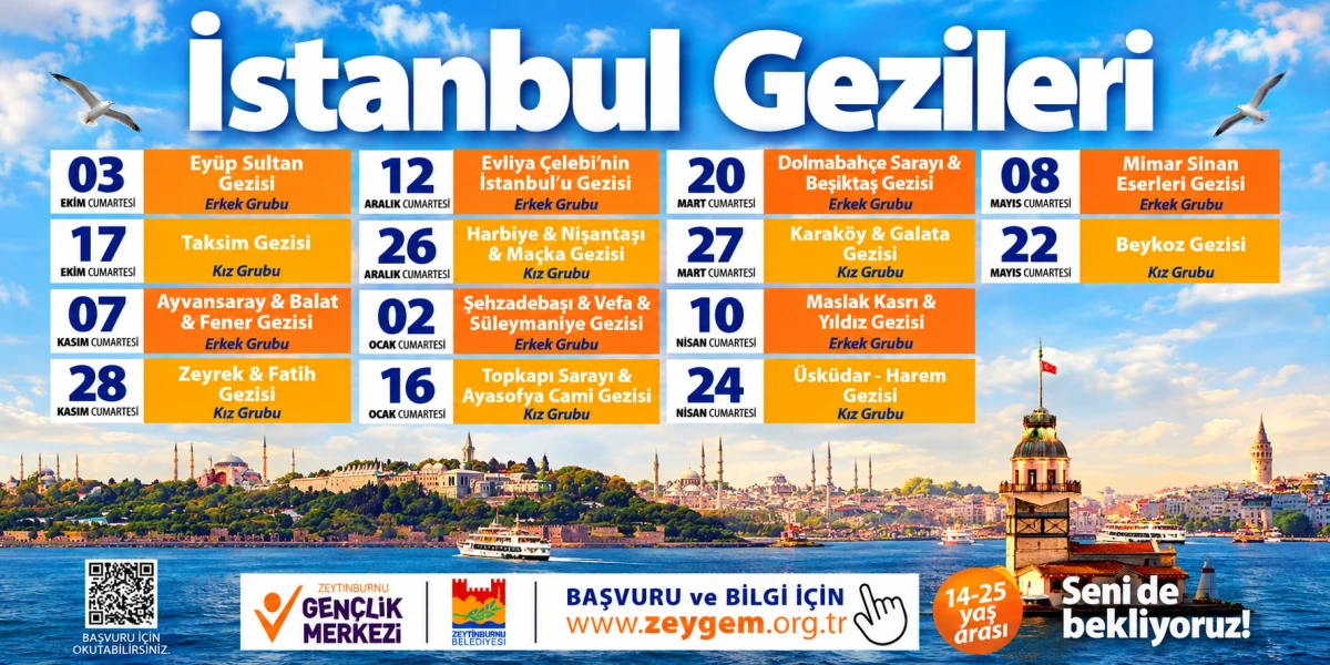 İSTANBUL GEZİLERİ BAŞLIYOR! 2026-2027 