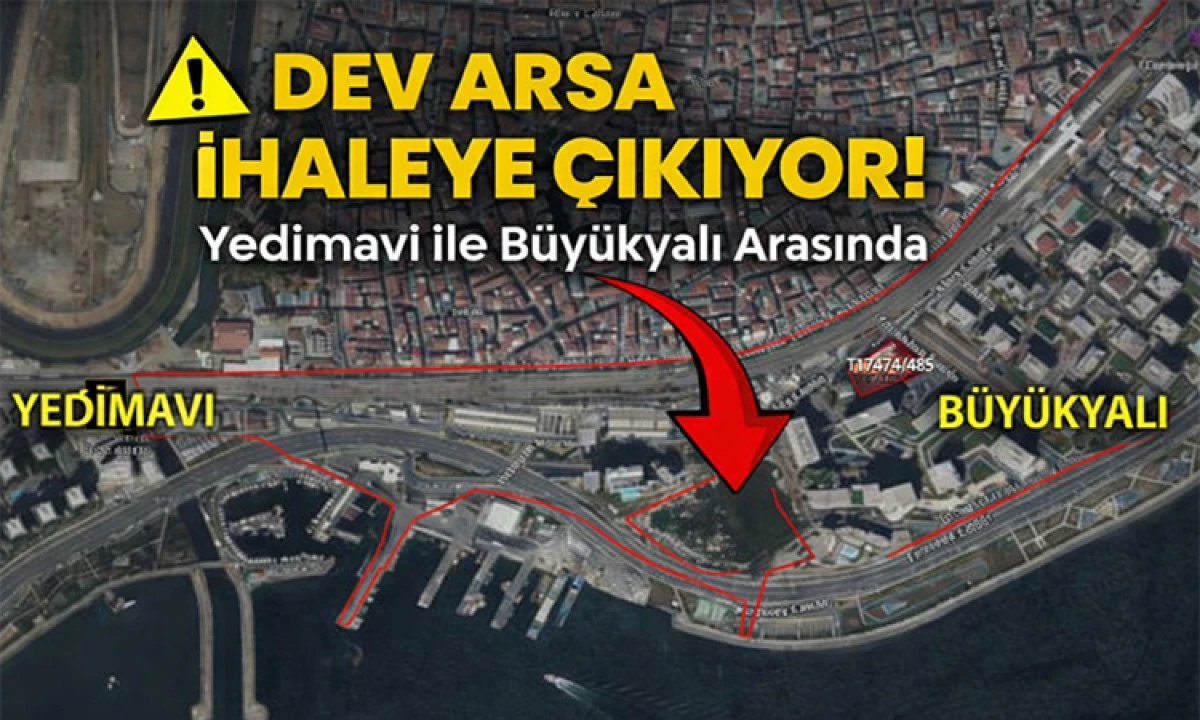 Yedi Mavi ile B&uuml;y&uuml;kyalı İstanbul arasındaki arsa ihalede!