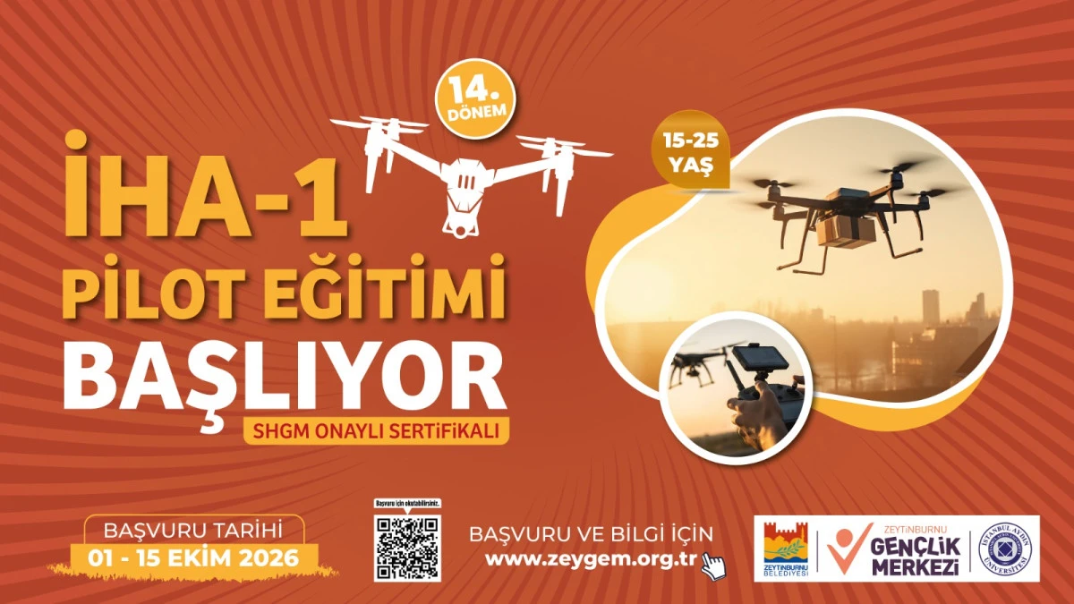 ZEYGEM&rsquo;DE &Uuml;CRETSİZ İHA-1 TİCARİ PİLOT EĞİTİMİ İ&Ccedil;İN BAŞVURULAR BAŞLIYOR