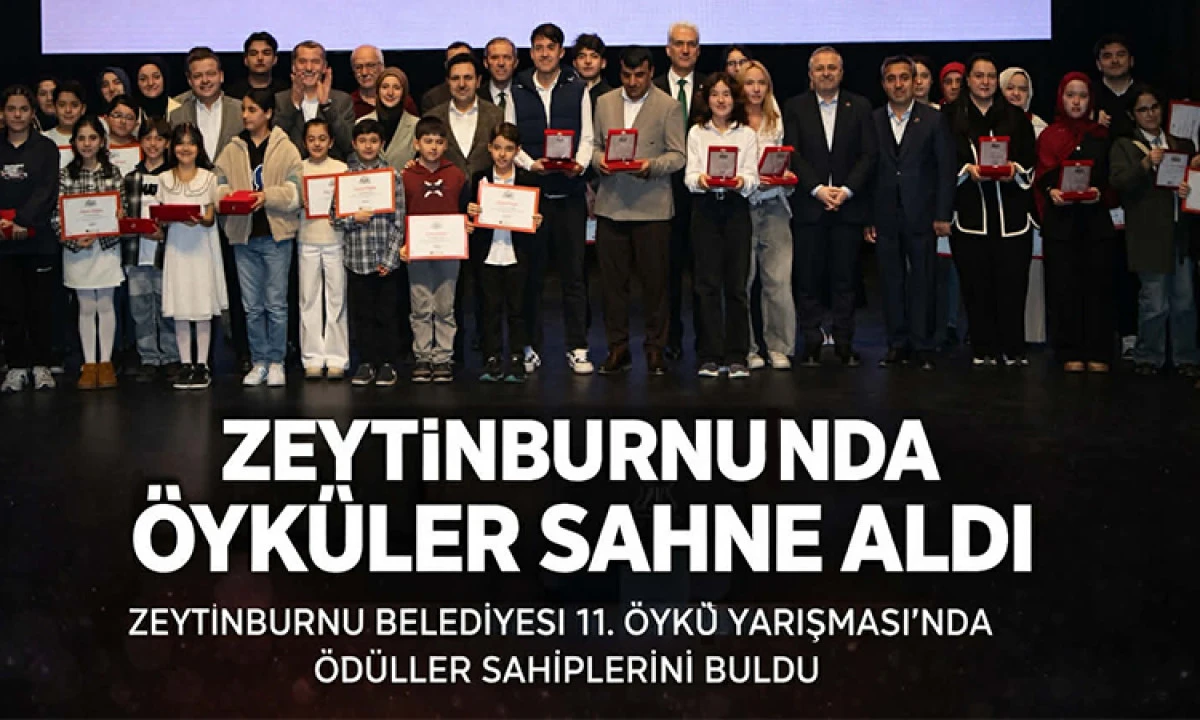 Zeytinburnu Belediyesi 11. &Ouml;yk&uuml; Yarışması &Ouml;d&uuml;l T&ouml;reni D&uuml;zenlendi