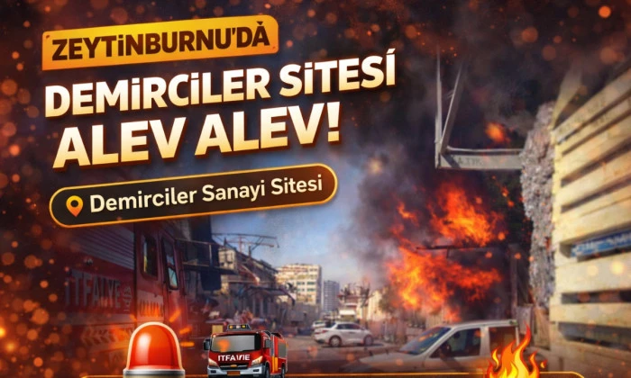 Zeytinburnu Demirciler Sitesi&rsquo;ndeki Yangın Kontrol Altına Alındı