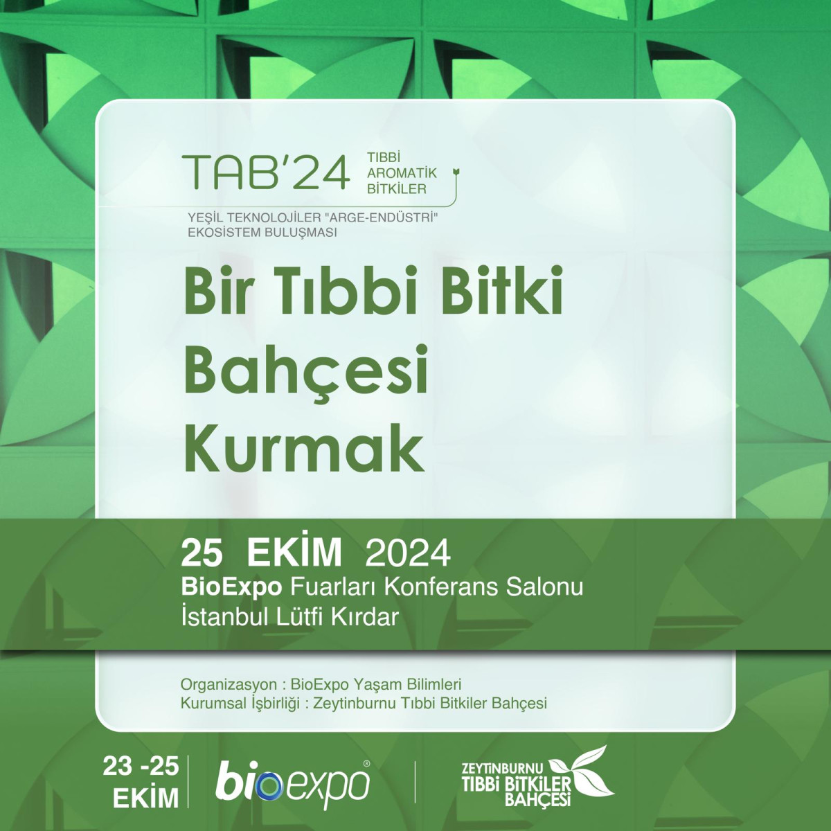 Zeytinburnu Tıbbi Bitkiler BİOEXPO’da!