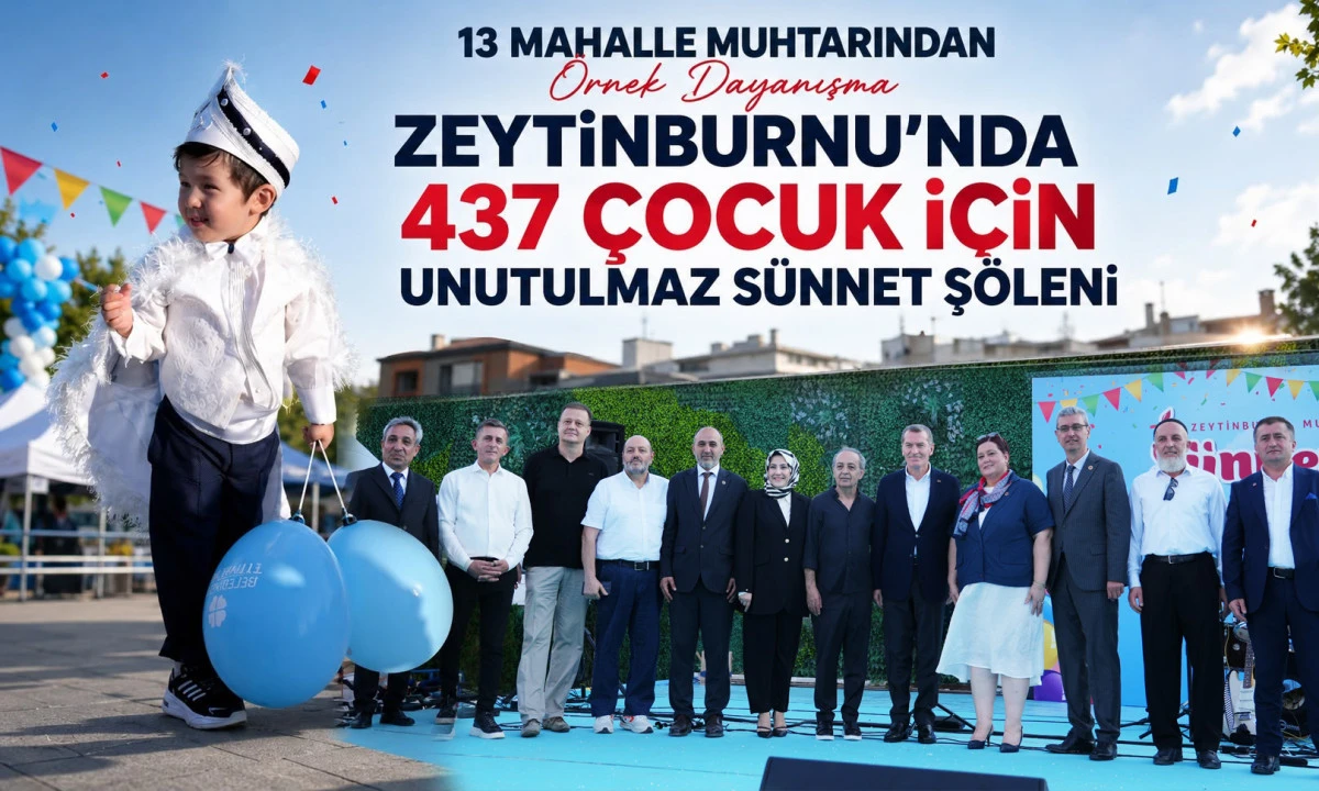 Zeytinburnu&rsquo;nda 437 &ccedil;ocuğa 13 muhtardan b&uuml;y&uuml;k mutluluk