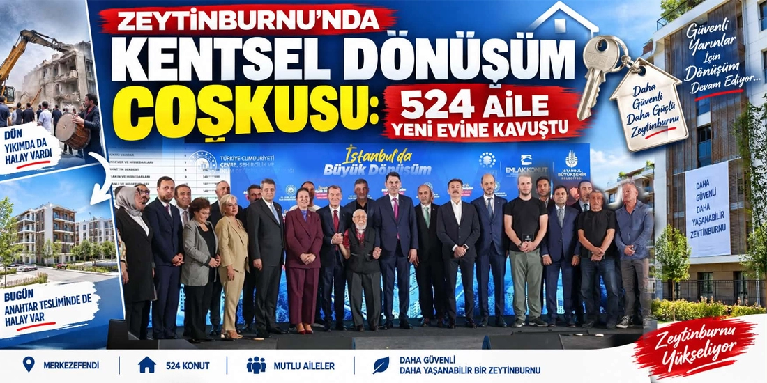 ZEYTİNBURNU&rsquo;NDA D&Ouml;N&Uuml;Ş&Uuml;M&Uuml;N SONU DA BAŞLANGICI GİBİ COŞKULU OLDU