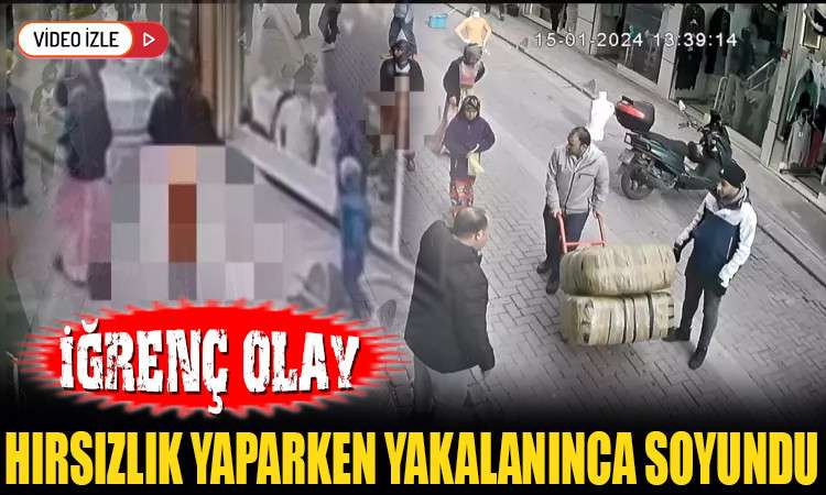 Zeytinburnu'nda ilgin&ccedil; olay! Hırsızlık yaparken yakalanınca soyundu
