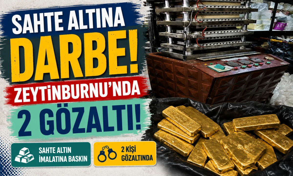 Zeytinburnu&rsquo;nda Sahte Altın Operasyonu: Milyonlarca Liralık &Uuml;r&uuml;n Ele Ge&ccedil;irildi