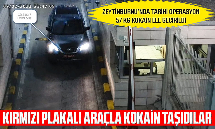 Zeytinburnu'nda Tarihi Operasyon ! Elçiliğe ait kırmızı plakalı araçla kokain taşıdılar