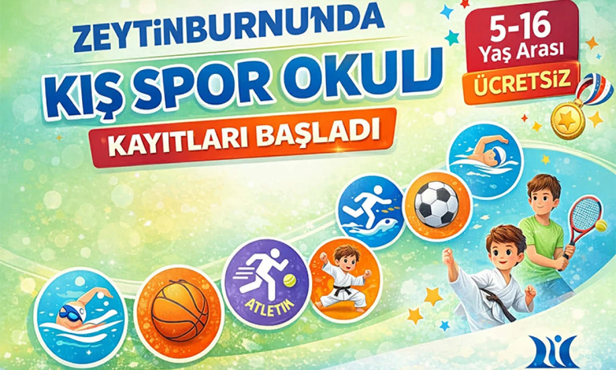 Zeytinburnu&rsquo;nda &Uuml;cretsiz Kış Spor Okulu Başvuruları Başladı