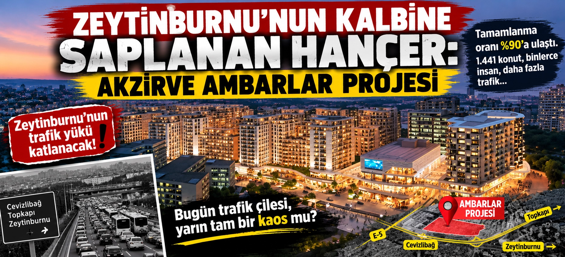 ZEYTİNBURNU&rsquo;NUN KALBİNE SAPLANAN HAN&Ccedil;ER: AK ZİRVE AMBARLAR PROJESİNDE SONA GELİNDİ