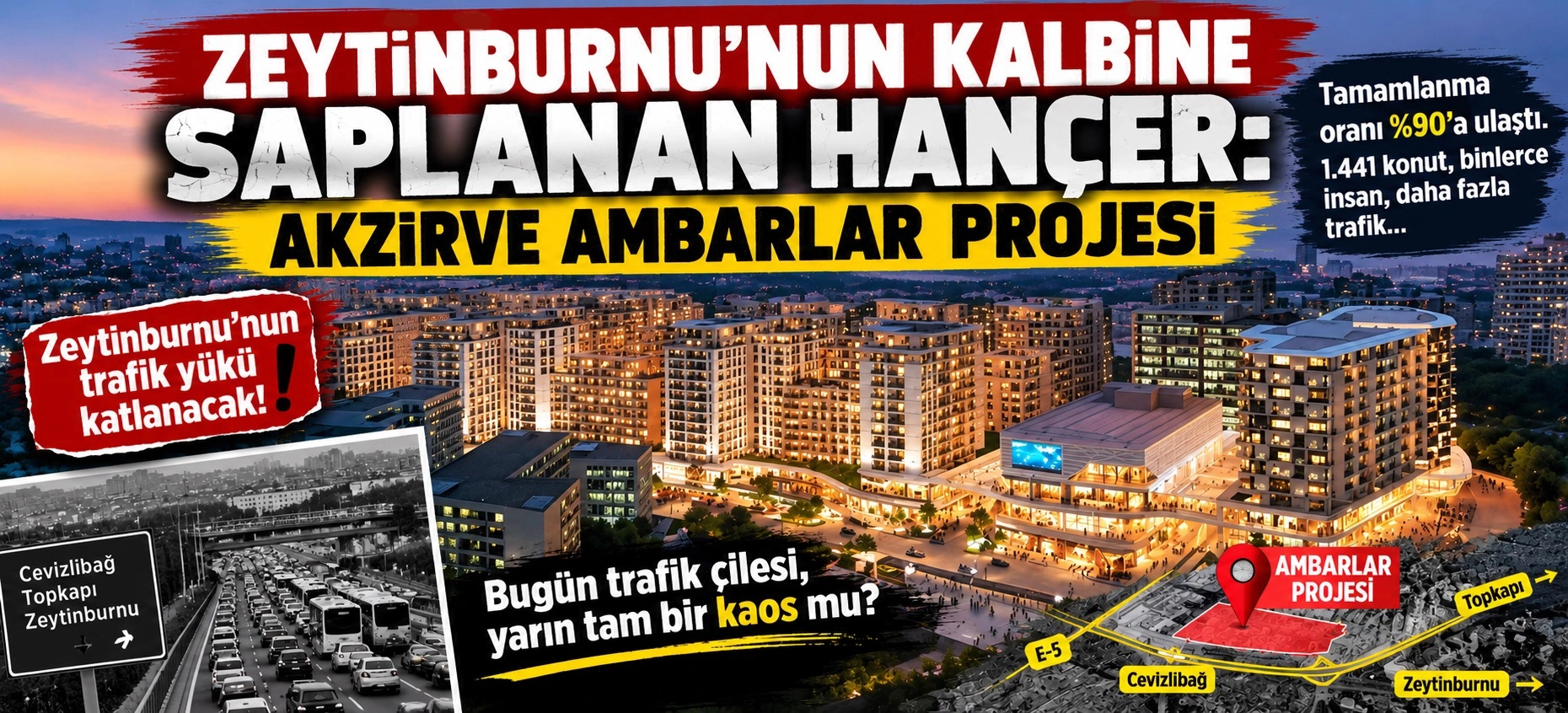 ZEYTİNBURNU&rsquo;NUN KALBİNE SAPLANAN HAN&Ccedil;ER: AK ZİRVE AMBARLAR PROJESİNDE SONA GELİNDİ